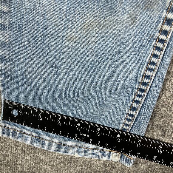 Carhartt Jeans Mens Size 30x32 Blue Relaxed Fit Workwear Distressed Straight - Picture 2 of 11